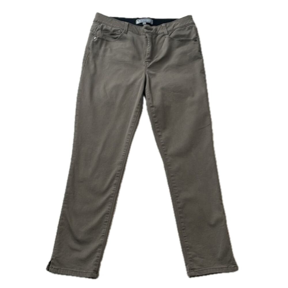 Nordstrom Wit & Wisdom Brown 'Ab'Solution High Waist Skinny Ankle Pant Sz 2✨🤎🫒 - Picture 7 of 9